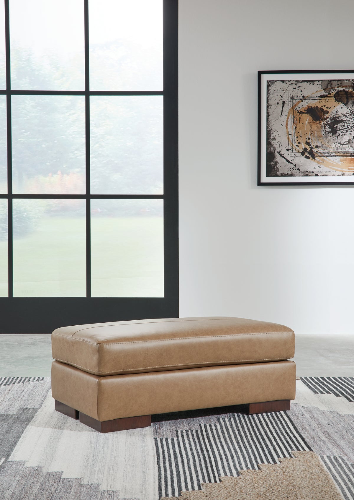J&M Furniture - Ashley Furniture - Lombardia Ottoman - Ottoman / Tumbleweed - 5730214