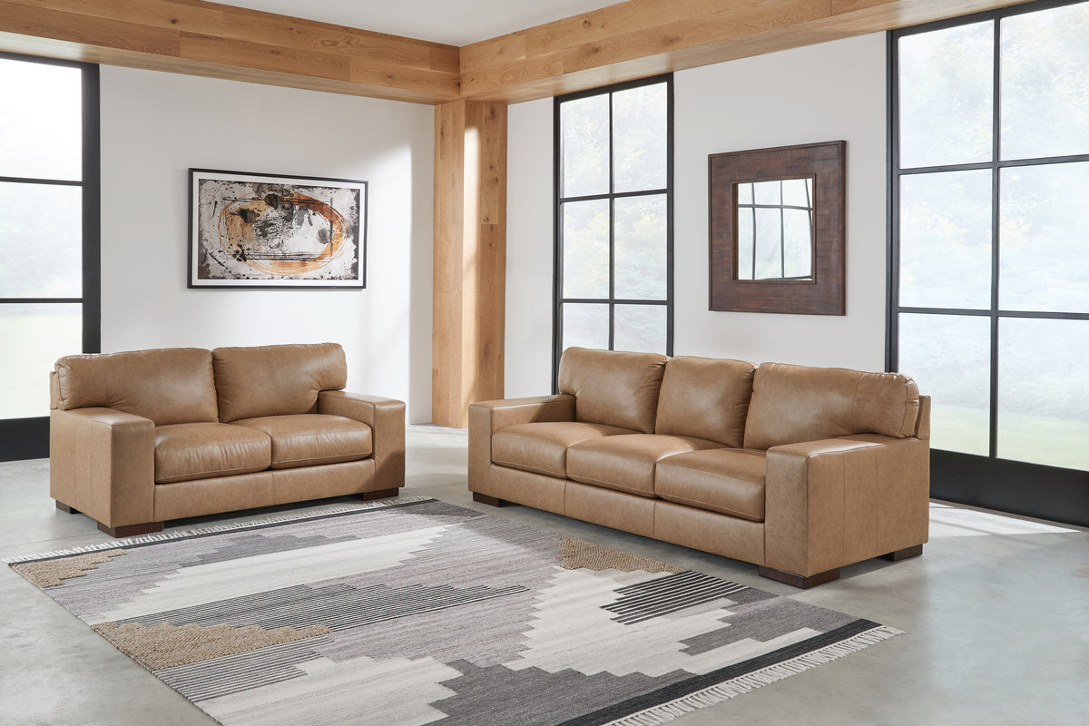 J&M Furniture - Ashley Furniture - Lombardia Sofa and Loveseat - Sofa and Loveseat - 57302U1
