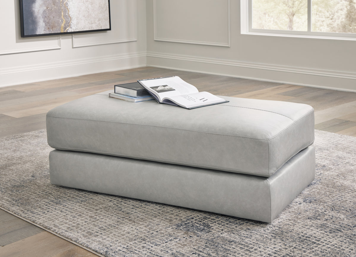 J&M Furniture - Ashley Furniture - Amiata Oversized Accent Ottoman - Oversized Accent Ottoman / Glacier - 5740408