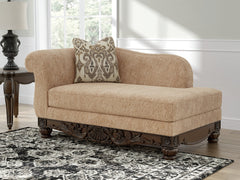 J&M Furniture - Ashley Furniture - Chelsworth Right-Arm Facing Corner Chaise - RAF Corner Chaise / Golden - PC5790516