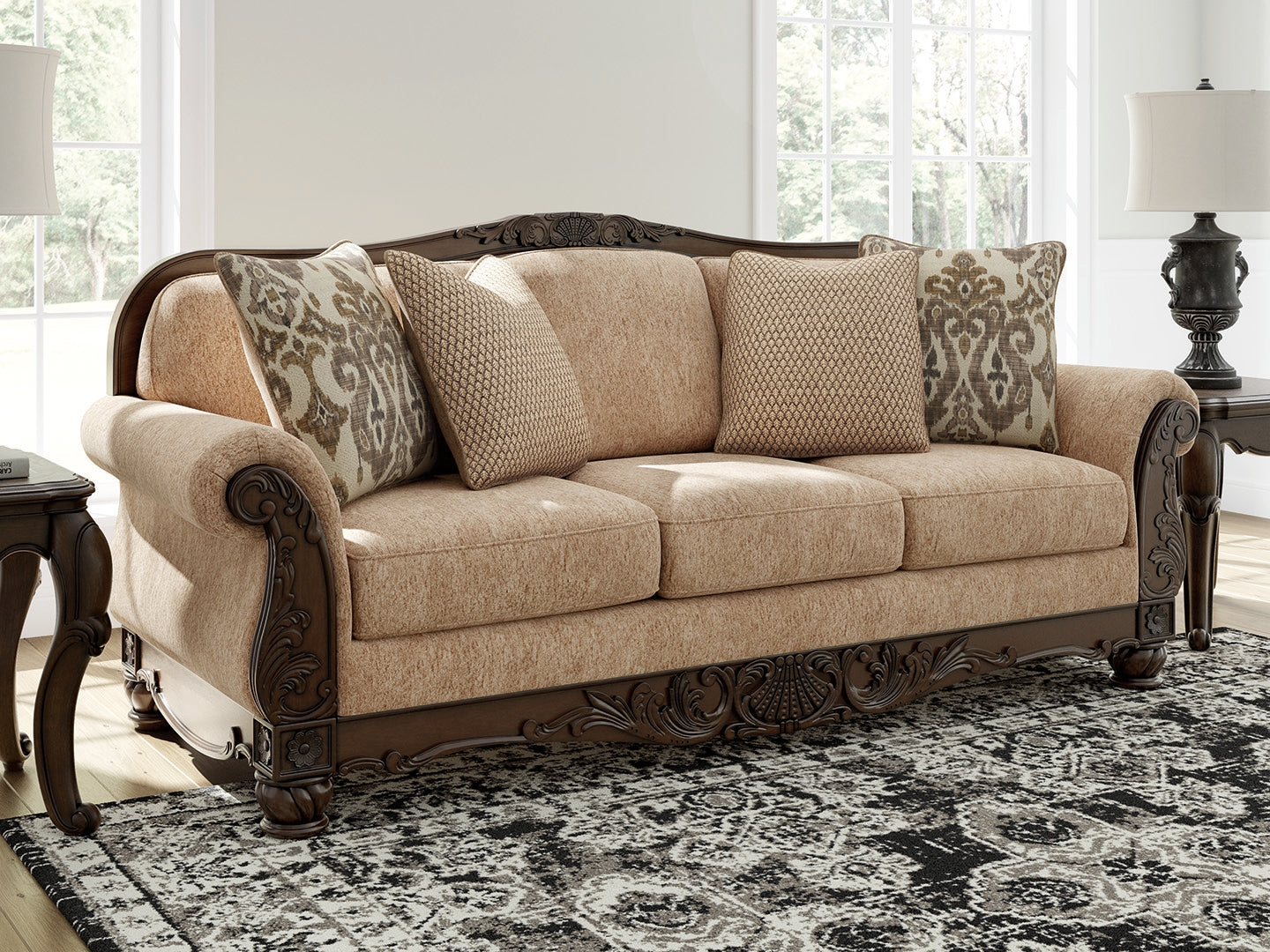 J&M Furniture - Ashley Furniture - Chelsworth Sofa - Sofa / Golden - PC5790538