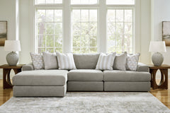 J&M Furniture - Ashley Furniture - Avaliyah 3-Piece Sectional with Chaise - RAF 3-Piece Sectional with Chaise / Ash - 58103S3