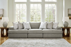 J&M Furniture - Ashley Furniture - Avaliyah 3-Piece Sectional Sofa - RAF 3-Piece Sectional Sofa / Ash - 58103S2
