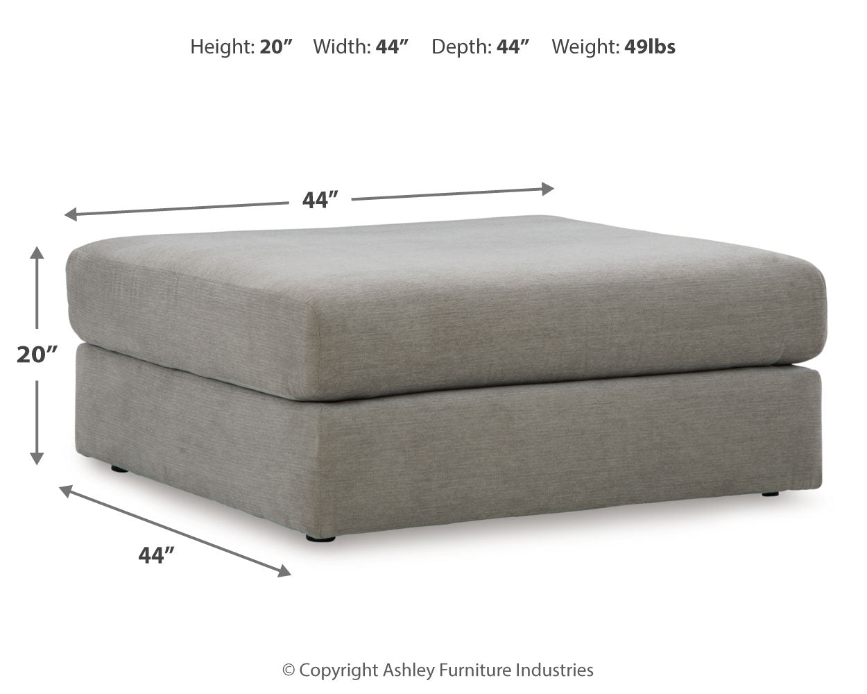 Avaliyah Oversized Accent Ottoman