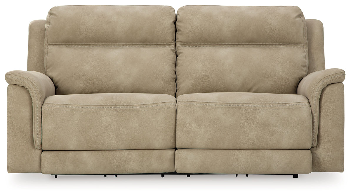 J&M Furniture - Ashley Furniture - Next-Gen DuraPella Power Reclining Sofa - 2 Seat PWR REC Sofa ADJ HDREST / Slate - 5930147