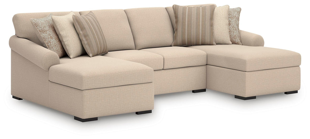 J&M Furniture - Ashley Furniture - LadyMae 3-Piece Sectional with Chaise - RAF 3-Piece Sectional with Chaise - 59404S5