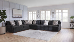 J&M Furniture - Ashley Furniture - Lavernett 4-Piece Sectional - LAF 4-Piece Sectional / Charcoal - 59603S2