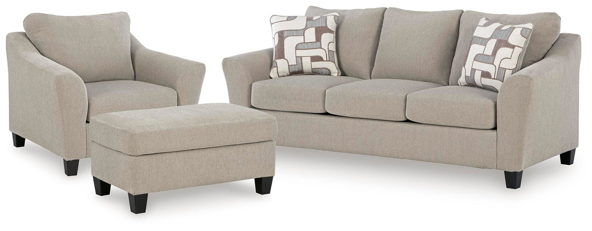 J&M Furniture - Ashley Furniture - Willarae Sofa, Oversized Chair and Ottoman - Sofa, Oversized Chair and Ottoman - 59803U2