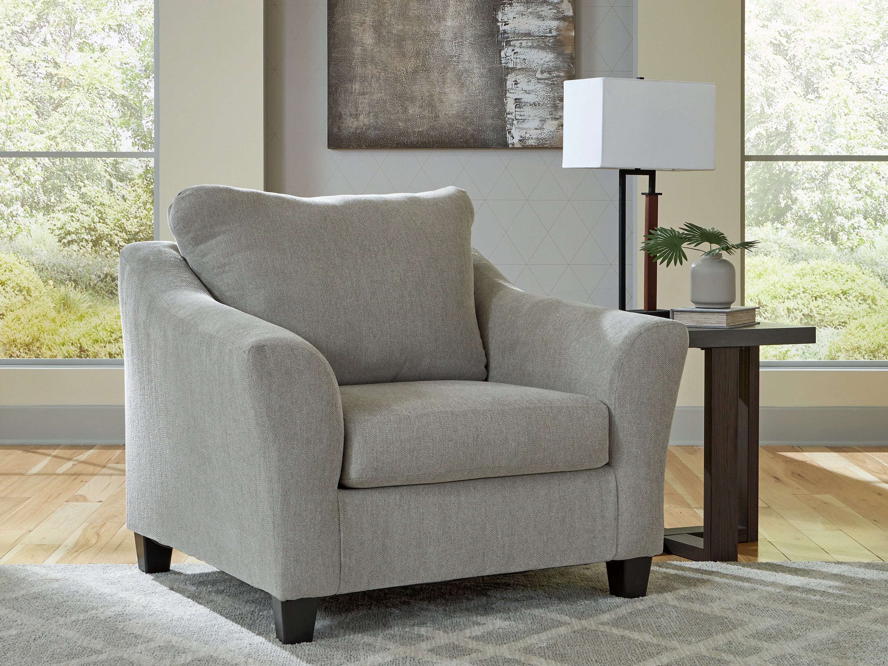 J&M Furniture - Ashley Furniture - Willarae Oversized Chair - Chair and a Half / Taupe - 5980323
