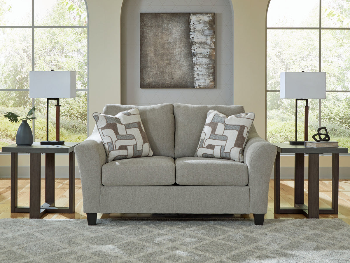 J&M Furniture - Ashley Furniture - Willarae Loveseat - Loveseat / Taupe - 5980335