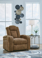 J&M Furniture - Ashley Furniture - Wolfridge Power Recliner - PWR Recliner/ADJ Headrest / Brindle - 6070313