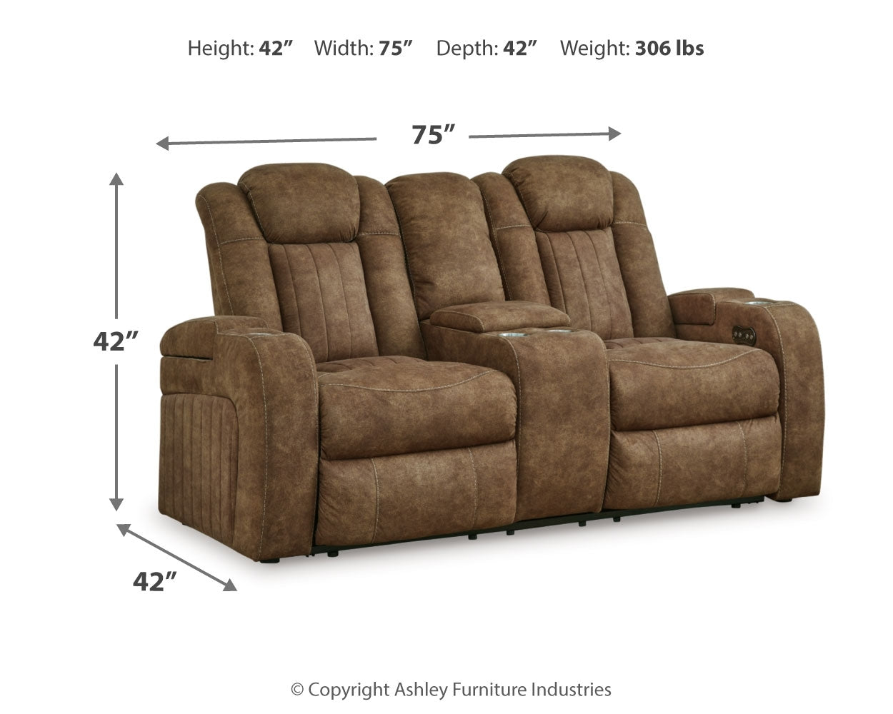 Wolfridge Power Reclining Loveseat