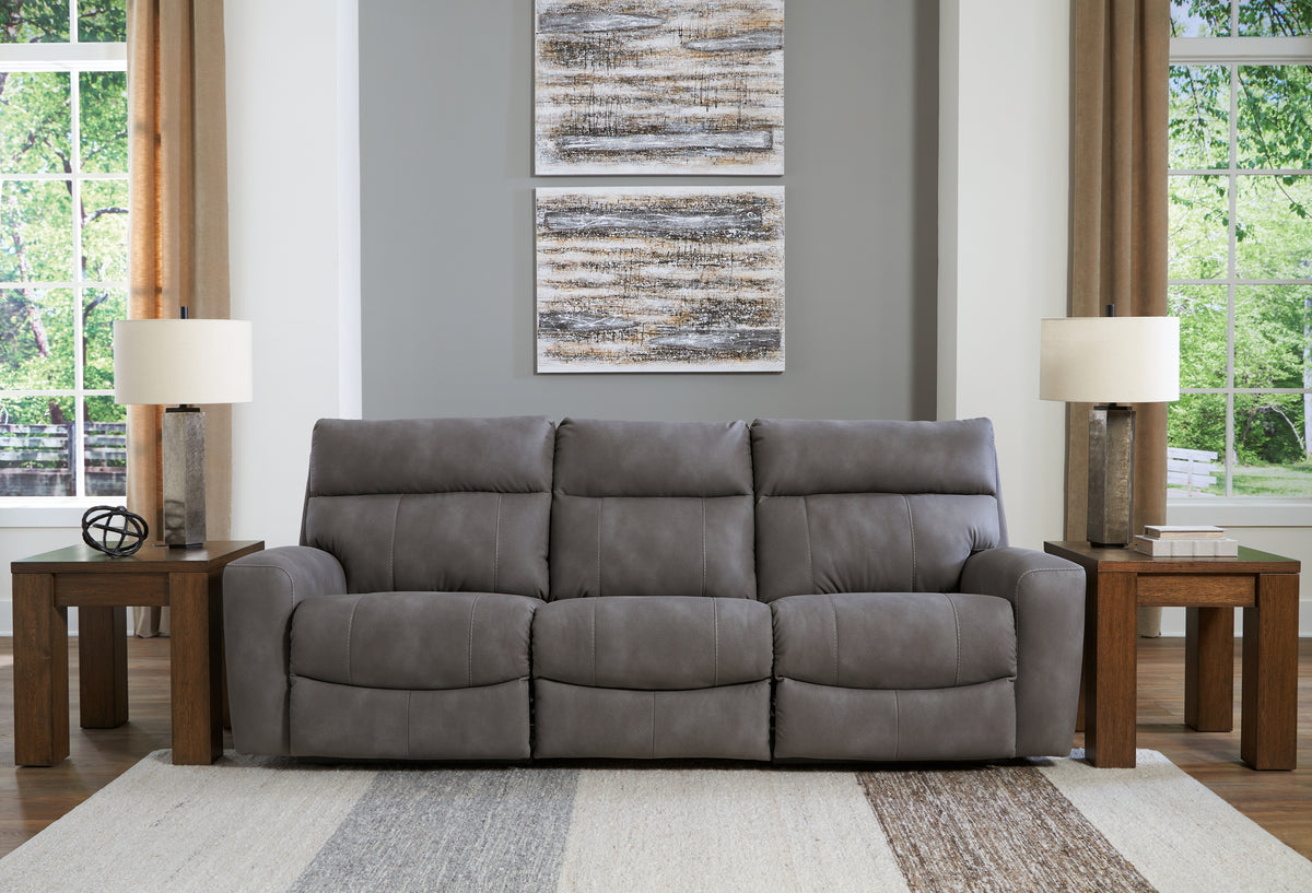 J&M Furniture - Ashley Furniture - Next-Gen DuraPella 3-Piece Power Reclining Sectional Sofa - 3-Piece Power Reclining Sectional Sofa / Sand - 61004S2
