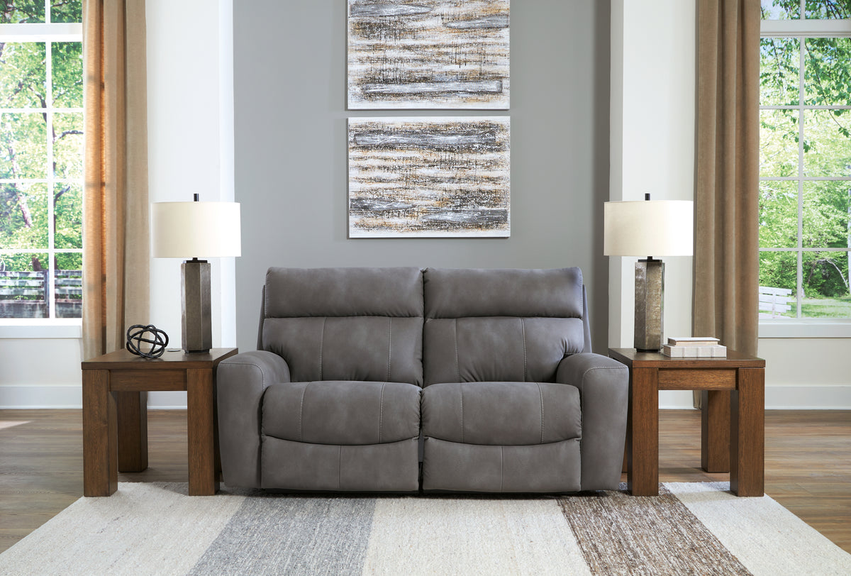 J&M Furniture - Ashley Furniture - Next-Gen DuraPella 2-Piece Power Reclining Sectional Loveseat - 2-Piece Power Reclining Sectional Loveseat / Sand - 61004S1