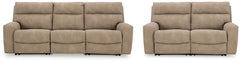 J&M Furniture - Ashley Furniture - Next-Gen Durapella 3-Piece Sectional Sofa and 2-Piece Sectional Loveseat - 3-Piece Sectional Sofa and 2-Piece Sectional Loveseat - 61004S9