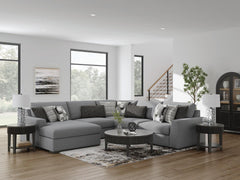 J&M Furniture - Ashley Furniture - Bealton 5-Piece Sectional with Chaise - RAF 5-Piece Sectional with Chaise - 61305S8