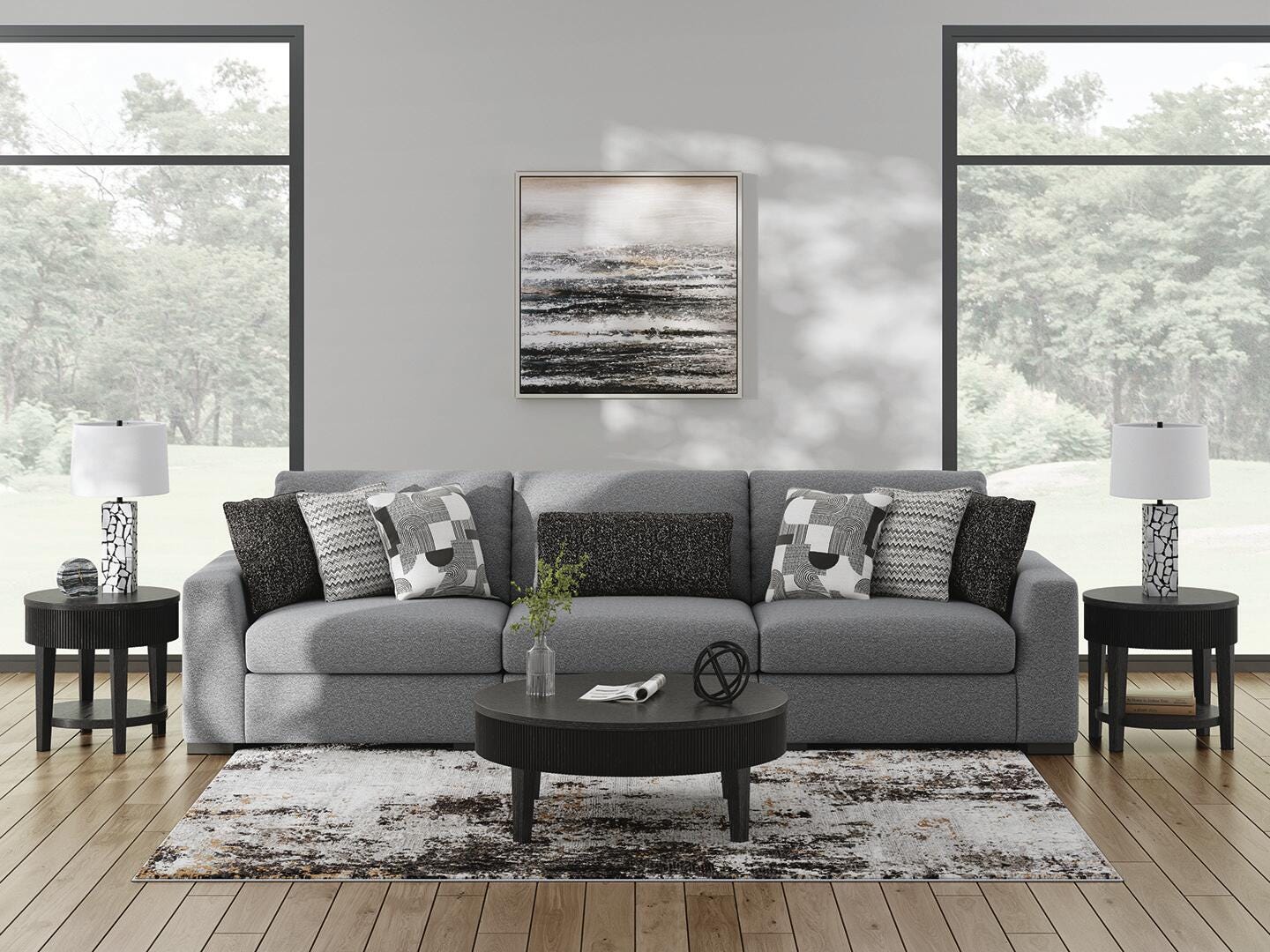 J&M Furniture - Ashley Furniture - Bealton 3-Piece Sectional - RAF 3-Piece Sectional - 61305S2