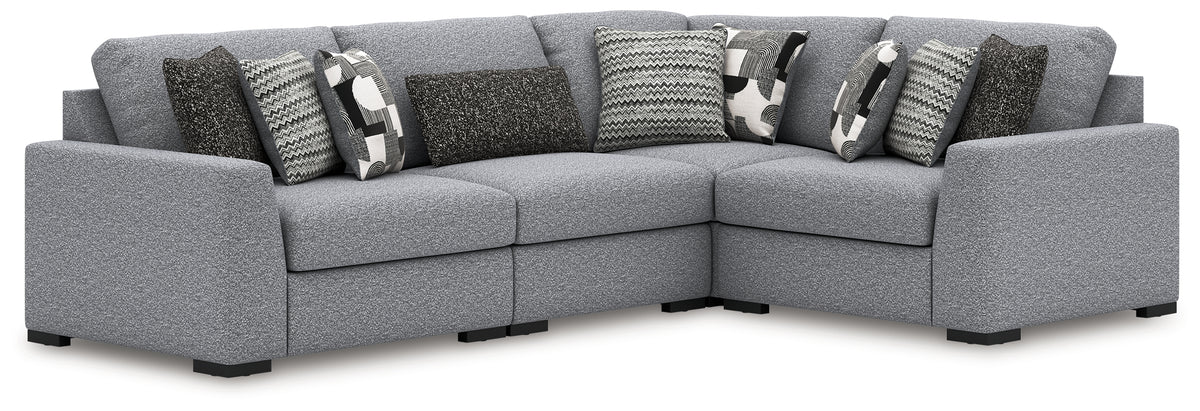 J&M Furniture - Ashley Furniture - Bealton 4-Piece Sectional - RAF 4-Piece Sectional / Salt and Pepper - 61305S5