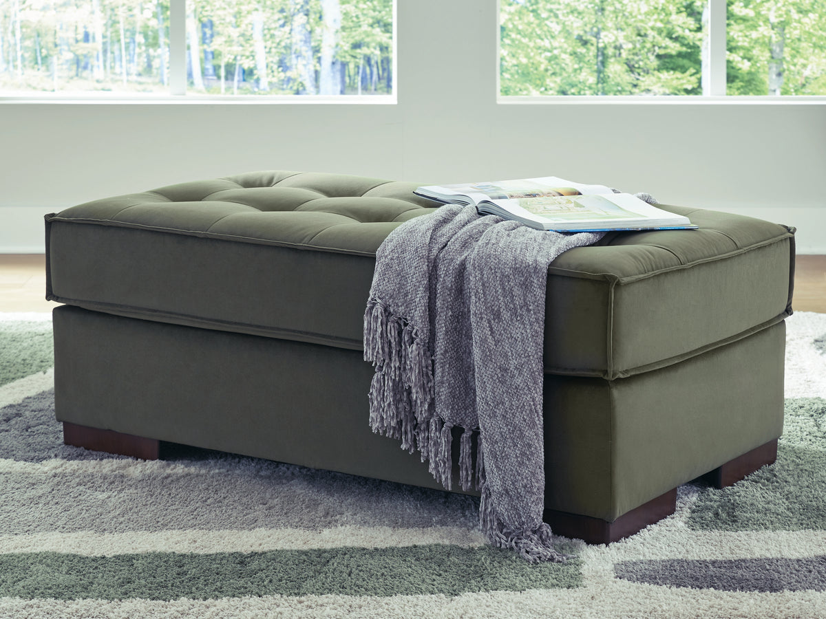 J&M Furniture - Ashley Furniture - Caspian-Town Oversized Accent Ottoman - Oversized Accent Ottoman / Olive - PC6170208