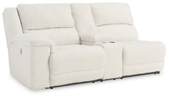 Keensburg Left-Arm Facing Power Reclining Loveseat with Console