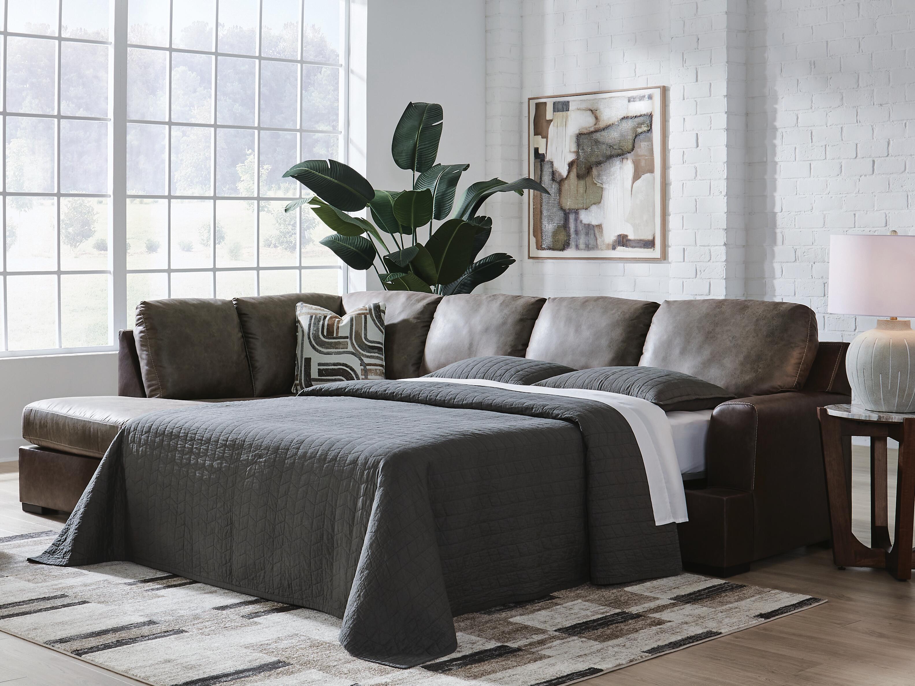J&M Furniture - Ashley Furniture - Castille Way 2-Piece Sleeper Sectional with Chaise - RAF 2-Piece Sleeper Sectional with Chaise - PC62703S4