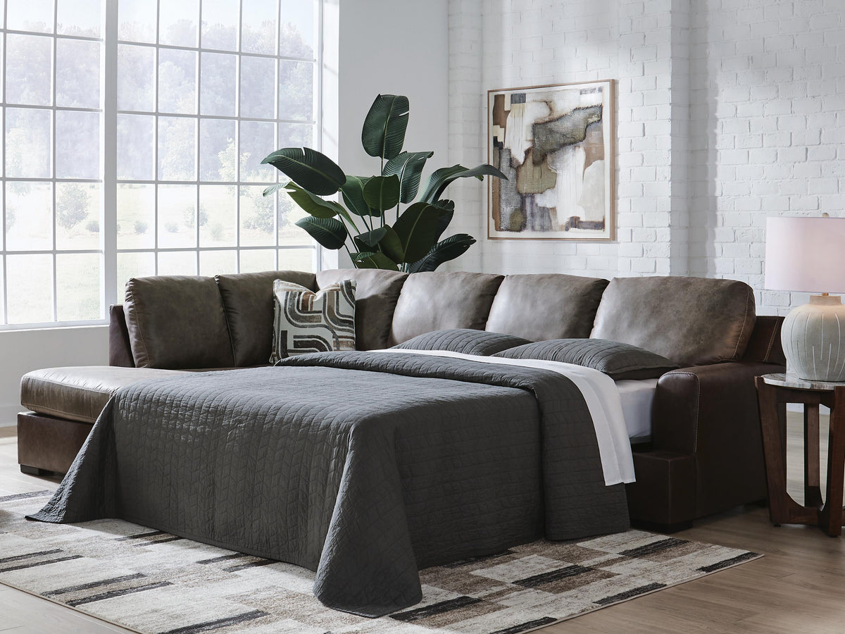 J&M Furniture - Ashley Furniture - Castille Way 2-Piece Sleeper Sectional with Chaise - RAF 2-Piece Sleeper Sectional with Chaise - PC62703S4