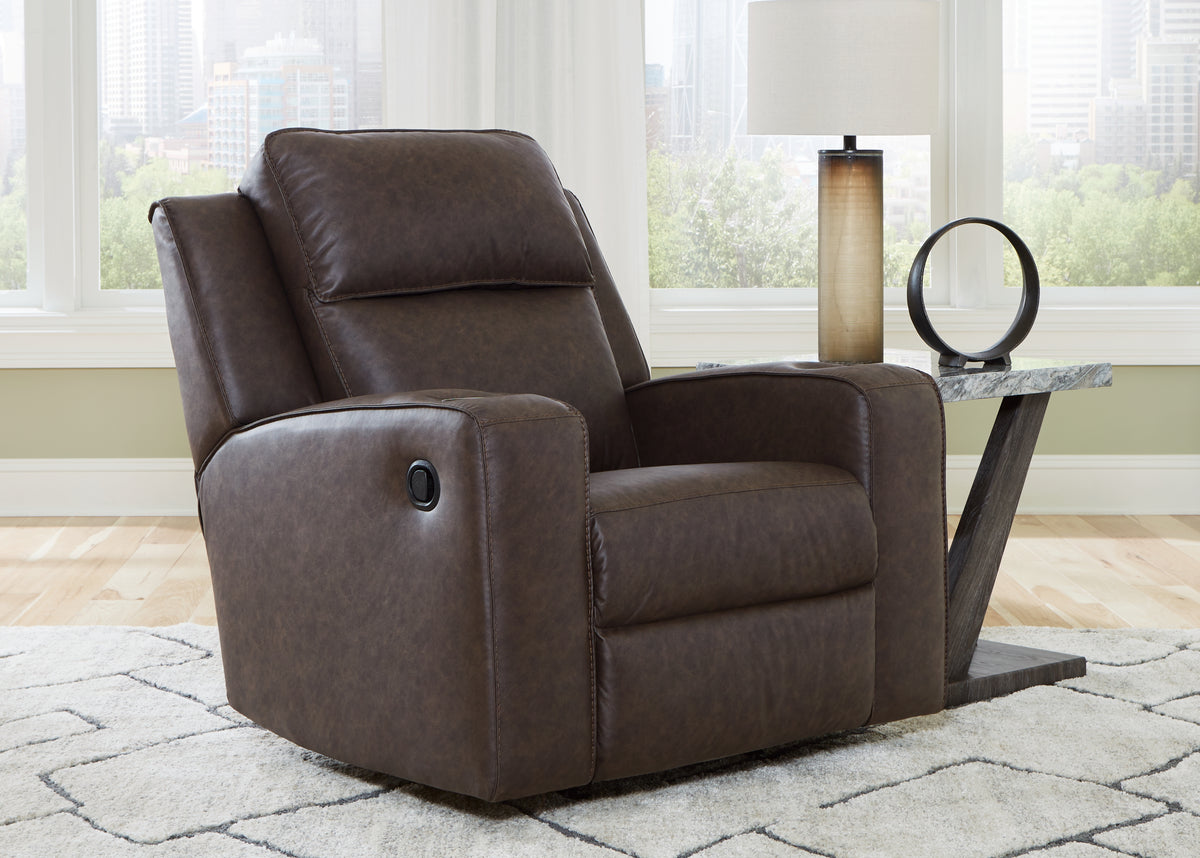 J&M Furniture - Ashley Furniture - Lavenhorne Recliner - Rocker Recliner / Pebble - 6330725