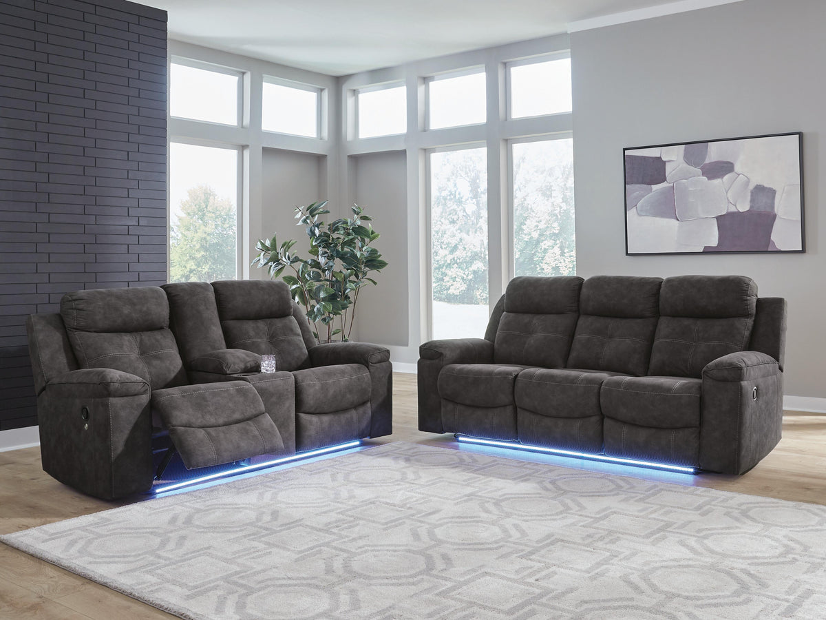 J&M Furniture - Ashley Furniture - Brysonview Reclining Sofa and Loveseat - Reclining Sofa and Loveseat - 63605U1
