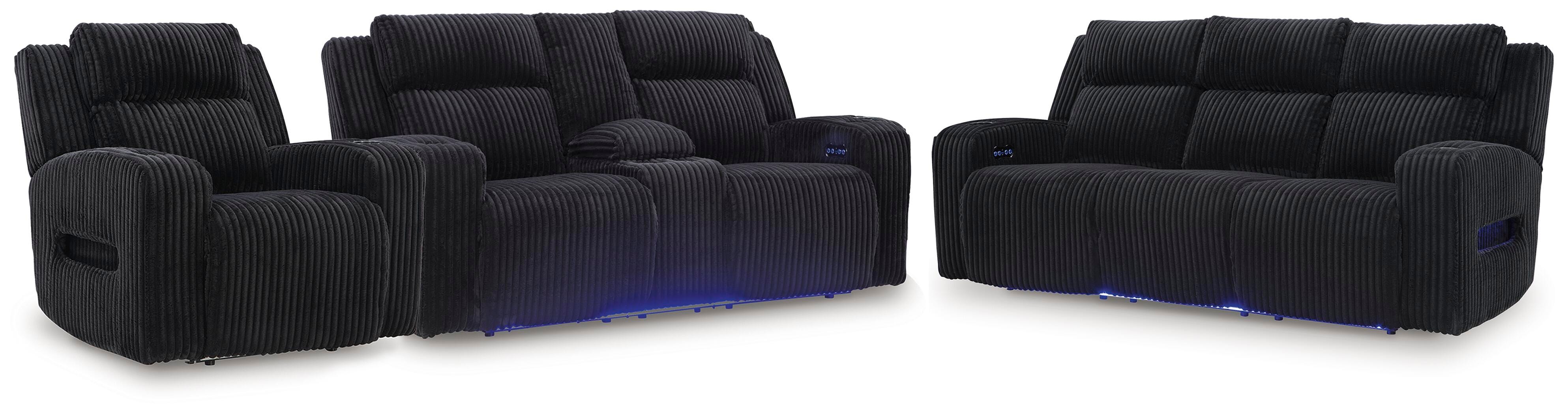 J&M Furniture - Ashley Furniture - Belvarrow Power Reclining Sofa, Loveseat and Recliner - Power Reclining Sofa, Loveseat and Recliner - PC64202U3