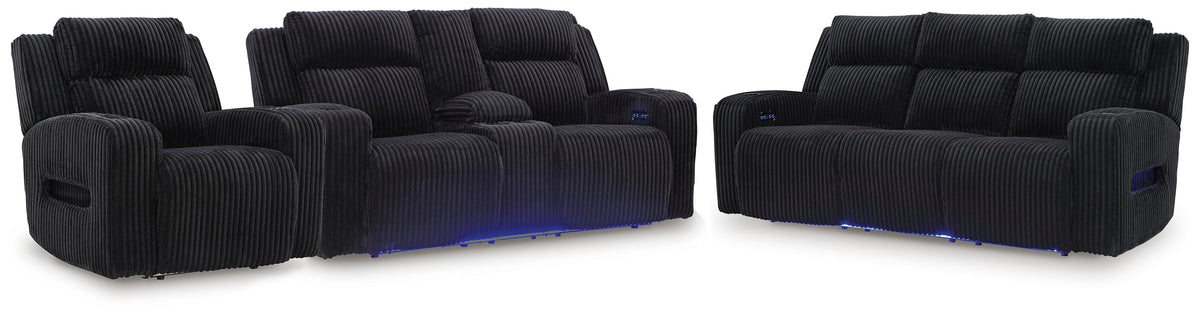 J&M Furniture - Ashley Furniture - Belvarrow Power Reclining Sofa, Loveseat and Recliner - Power Reclining Sofa, Loveseat and Recliner - PC64202U3
