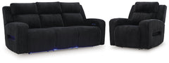 J&M Furniture - Ashley Furniture - Belvarrow Power Reclining Sofa and Power Recliner - Power Reclining Sofa and Power Recliner - PC64202U2