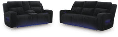 Belvarrow Power Reclining Sofa and Loveseat