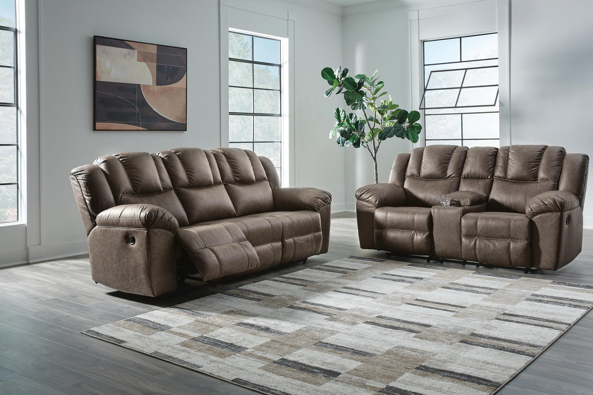 J&M Furniture - Ashley Furniture - Lowilla Reclining Sofa and Loveseat - Reclining Sofa and Loveseat - PC64506U1