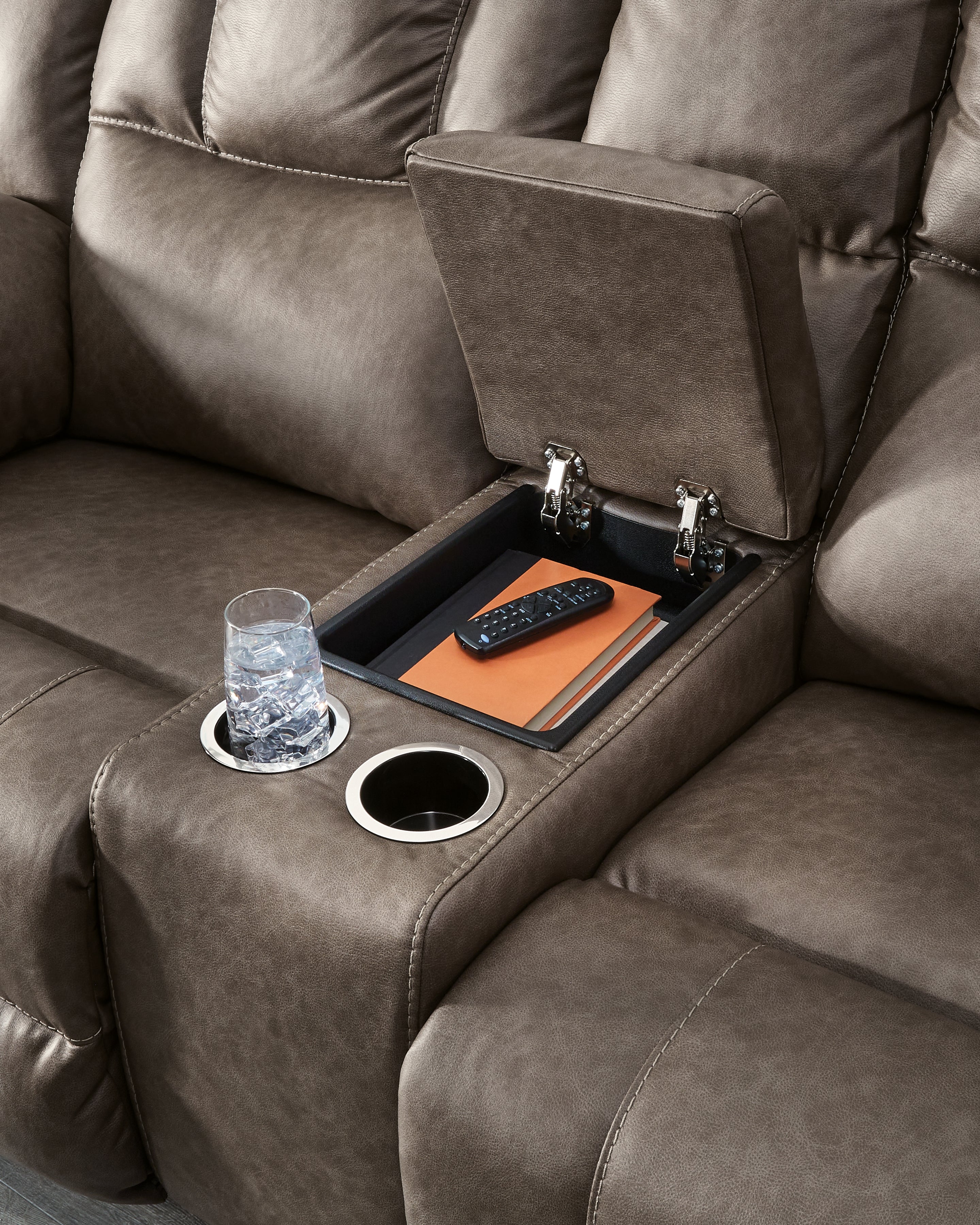 Lowilla Reclining Loveseat with Console