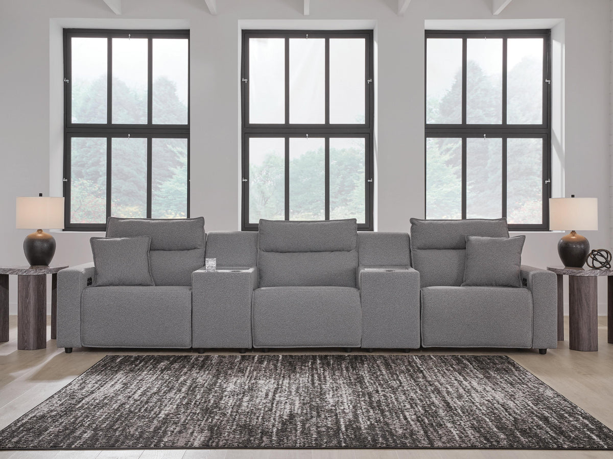 J&M Furniture - Ashley Furniture - Modmax II 5-Piece Power Reclining Sectional with Consoles - 5-Piece Power Reclining Sectional with Consoles - 65906S14