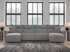 J&M Furniture - Ashley Furniture - Modmax II 4-Piece Power Reclining Sectional with Chaise - 4-Piece Power Reclining Sectional with Chaise - 65906S11