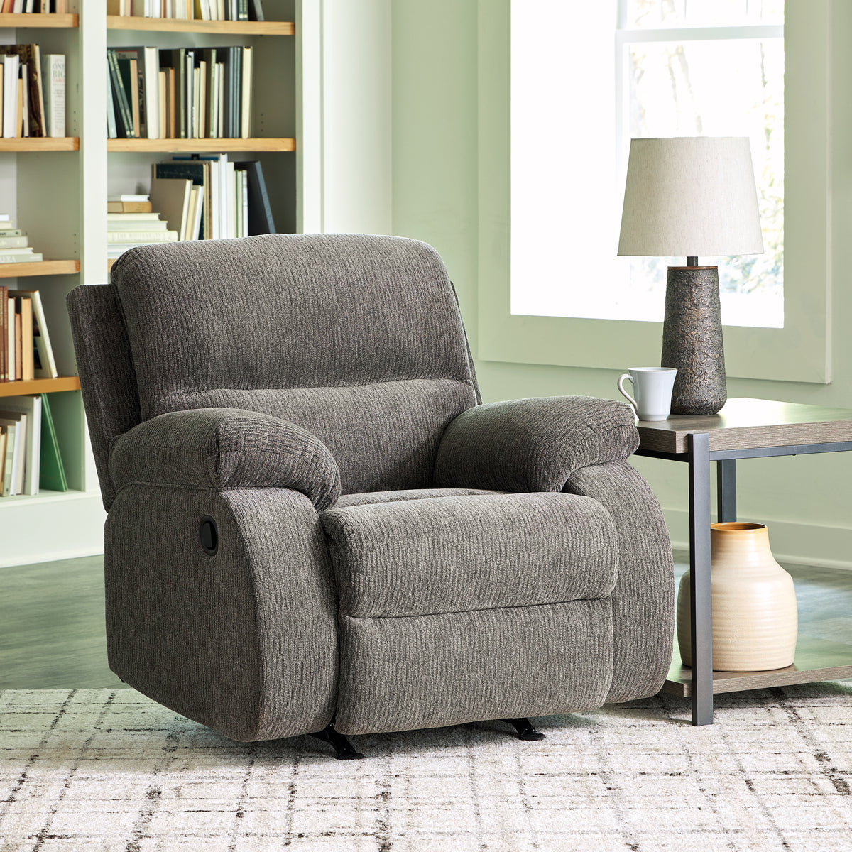 J&M Furniture - Ashley Furniture - Scranto Recliner - Rocker Recliner / Brindle - 6650225