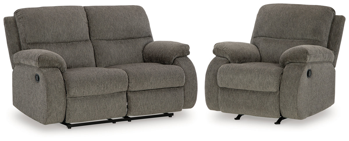 J&M Furniture - Ashley Furniture - Scranto Reclining Loveseat and Recliner - Reclining Loveseat and Recliner - 66502U2
