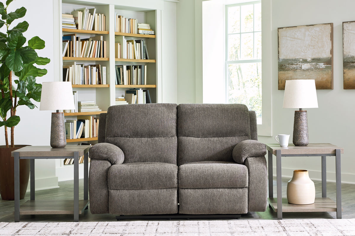 J&M Furniture - Ashley Furniture - Scranto Reclining Loveseat - Reclining Loveseat / Brindle - 6650286