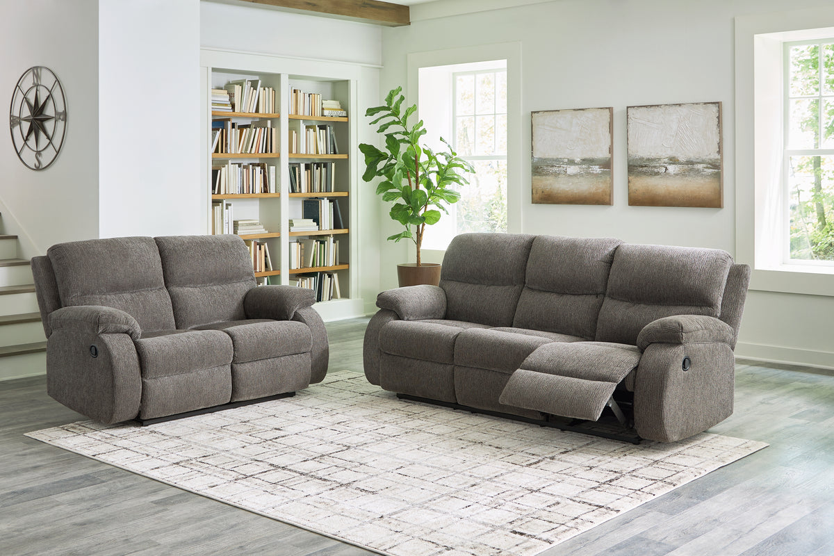 J&M Furniture - Ashley Furniture - Scranto Reclining Sofa and Loveseat - Reclining Sofa and Loveseat - 66502U1