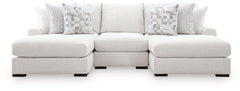 J&M Furniture - Ashley Furniture - Misty-Lakes 3-Piece Double Chaise Sectional - RAF 3-Piece Double Chaise Sectional - PC66906S7