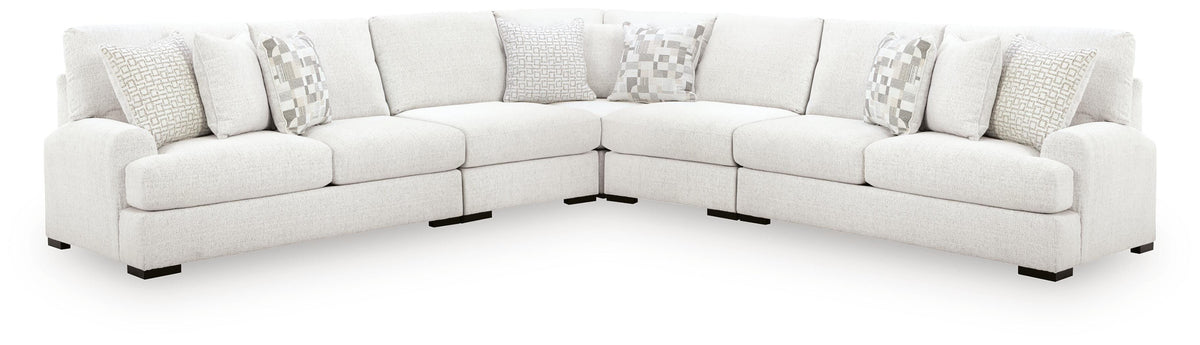 J&M Furniture - Ashley Furniture - Misty-Lakes 5-Piece Sectional - RAF 5-Piece Sectional - PC66906S6