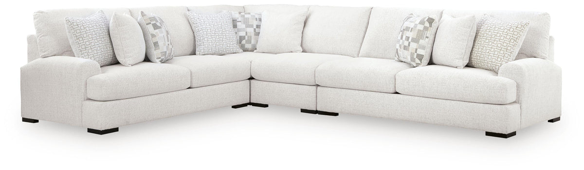 J&M Furniture - Ashley Furniture - Misty-Lakes 4-Piece Sectional - RAF 4-Piece Sectional - PC66906S5