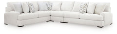 J&M Furniture - Ashley Furniture - Misty-Lakes 4-Piece Sectional - RAF 4-Piece Sectional - PC66906S5