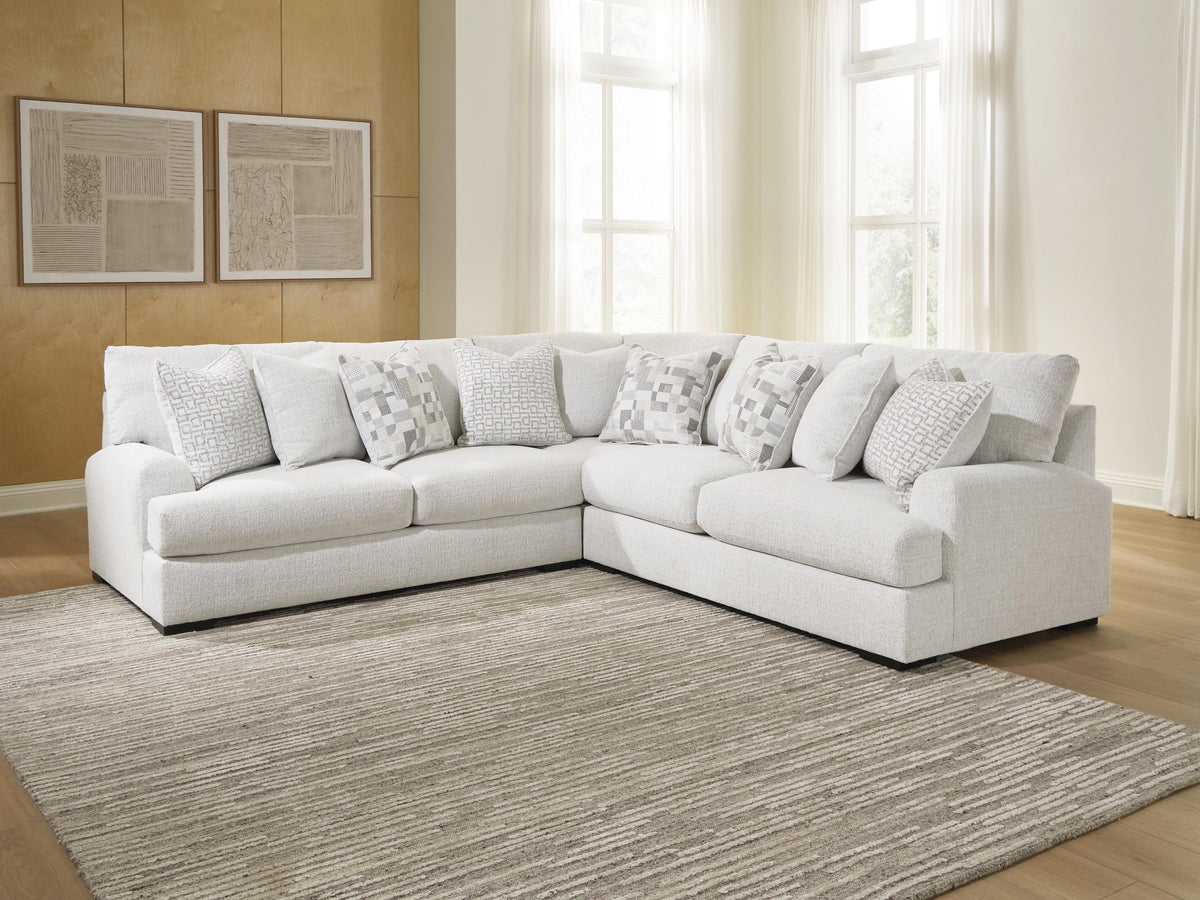J&M Furniture - Ashley Furniture - Misty-Lakes 3-Piece Sectional - RAF 3-Piece Sectional - PC66906S4