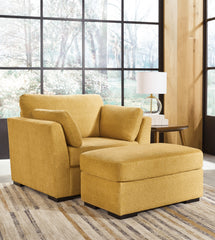 J&M Furniture - Ashley Furniture - Keerwick Oversized Chair and Ottoman - Oversized Chair and Ottoman - 67506U2