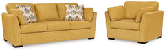 J&M Furniture - Ashley Furniture - Keerwick Sofa and Oversized Chair - Sofa and Oversized Chair - 67506U4