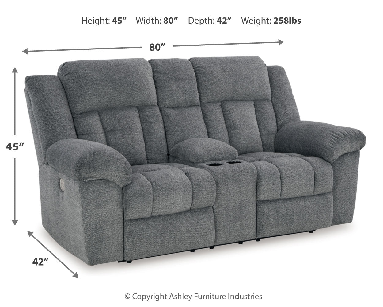 Tip-Off Power Reclining Loveseat