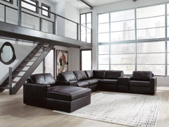 J&M Furniture - Ashley Furniture - Modmax II 8-Piece Sectional with Chaise and Storage Consoles - RAF 8-Piece Sectional with Chaise and Storage Consoles - 74305S43