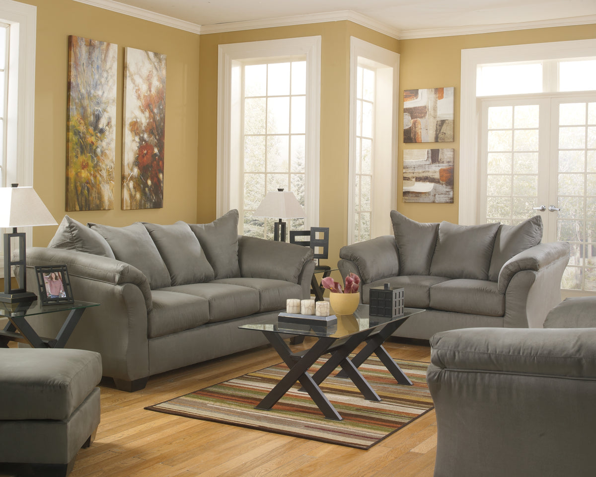 J&M Furniture - Ashley Furniture - Darcy Sofa, Loveseat, Chair and Ottoman - Sofa, Loveseat, Chair and Ottoman - 75005U9
